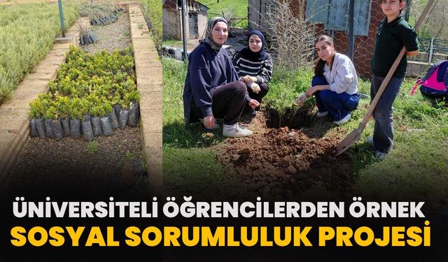 Üniversiteli Öğrencilerden Örnek Sosyal Sorumluluk Projesi