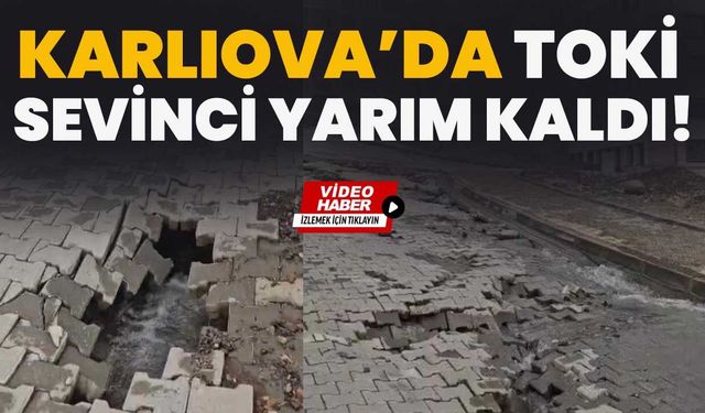 Karlıova’da TOKİ Sevinci Yarım Kaldı!