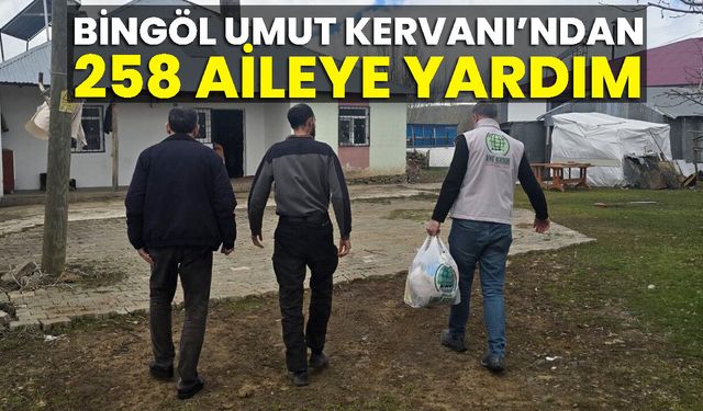 Bingöl Umut Kervanı’ndan 258 Aileye Yardım