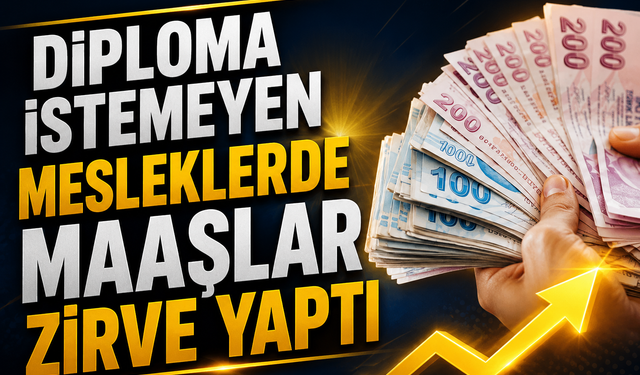 Diploma İstemeyen Mesleklerde Maaşlar Zirve Yaptı