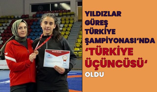 Bingöllü Sporcu ‘Türkiye Üçüncüsü’ Oldu