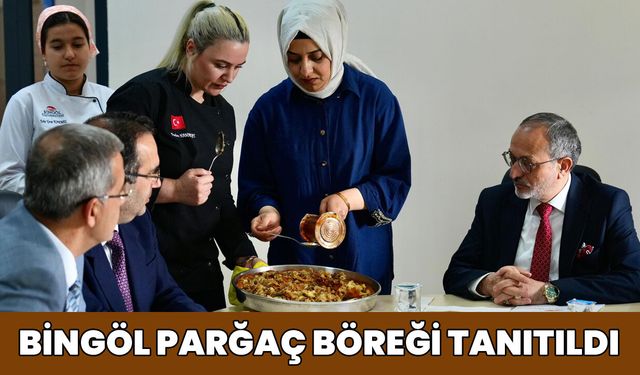 Bingöl Üniversitesi’nde Heftkat Böreği ile Bingöl Arı Poleni Projeleri Tanıtımı