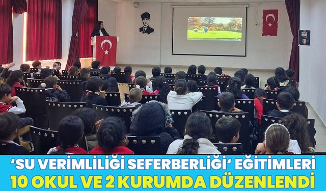 Bingöl’de ‘Su Verimliliği Seferberliği’ Eğitimleri