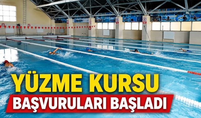 Bingöl’de Haziran Ayı için Yüzme Kursu Başvuruları Başladı