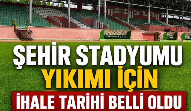 Bingöl Şehir Stadyumu’nun Yıkım İşi İhaleye Çıkacak!