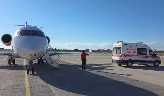 Rahatsızlanan Bebek Hava Yoluyla İstanbul’a Ulaştırıldı