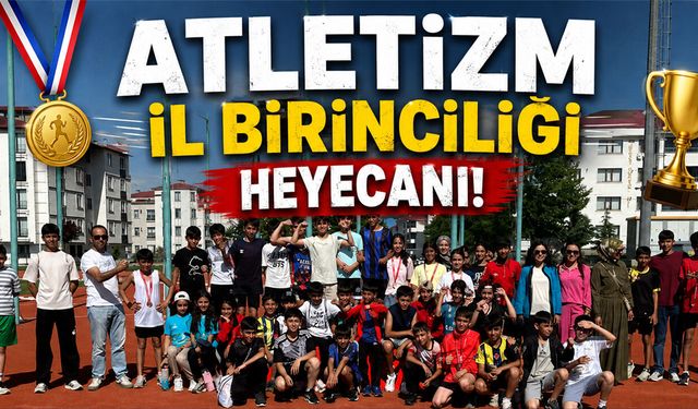 Bingöl’de Atletizm İl Birinciliği Heyecanı