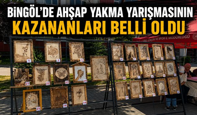 Bingöl’de Ahşap Yakma Yarışmasının Kazananları Belli Oldu