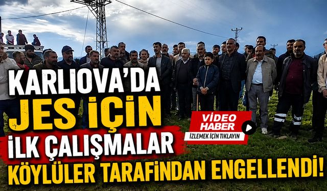 Karlıova'da JES İçin İlk Çalışmalar Köylüler Tarafından Engellendi!