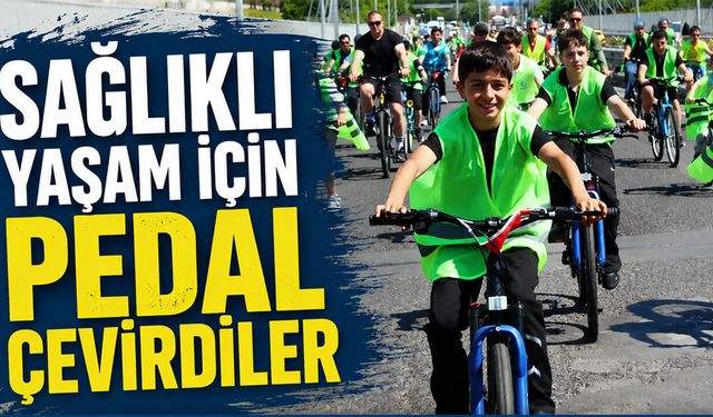 Bingöl’de Sağlıklı Yaşam İçin Pedal Çevirdiler!