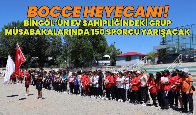 Bingöl'de Bocce Grup Müsabakaları Heyecanı!