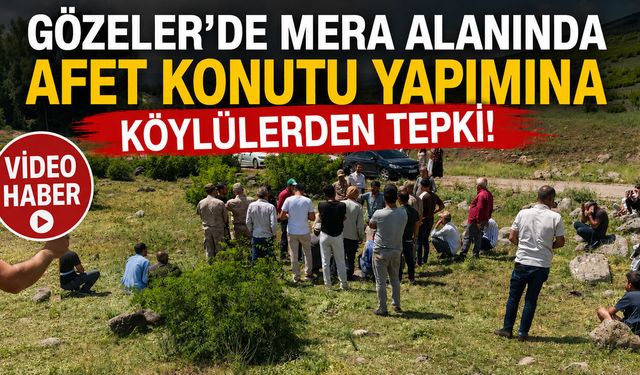 Gözeler Köyü’nde Köylüler ile Jandarma Ekipleri Arasında Gerginlik!