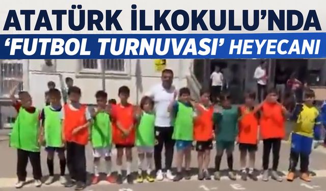 Bingöl’de İlkokul Öğrencilerinin Futbol Turnuvası Heyecanı