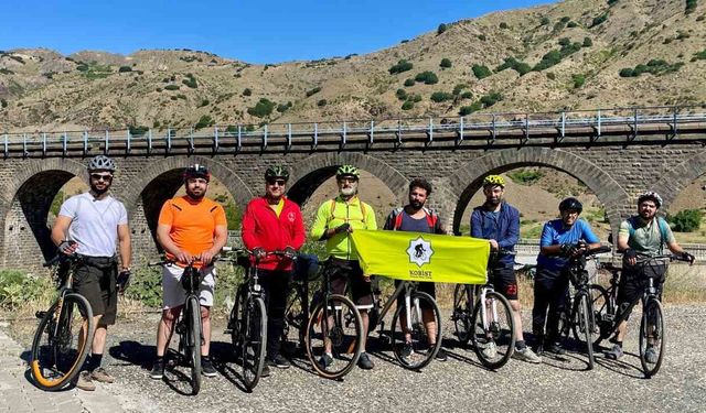 Kovancılar'dan Palu'ya Pedal Çevirdiler
