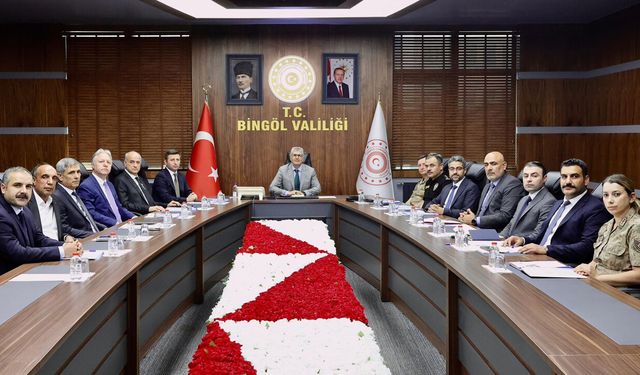 Bingöl’de 'Okullarda Güvenlik Tedbirleri' Değerlendirme Toplantısı