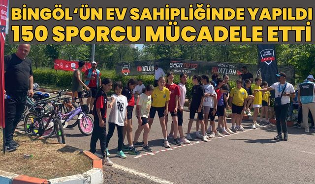 Bingöl’deki Duatlon Yarışları’na Bingöllü Sporcular Damga Vurdu!