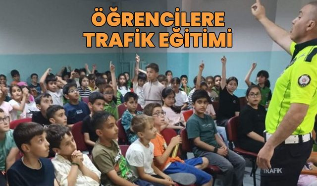 Bingöl’de Öğrencilere Trafik Eğitimi
