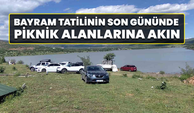 Bayram Tatilinin Son Gününde Piknik Alanlarına Akın