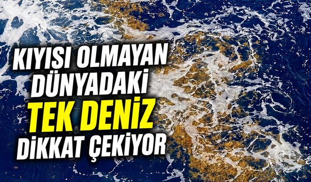 Kıyısı Olmayan Dünyadaki Tek Deniz Dikkat Çekiyor