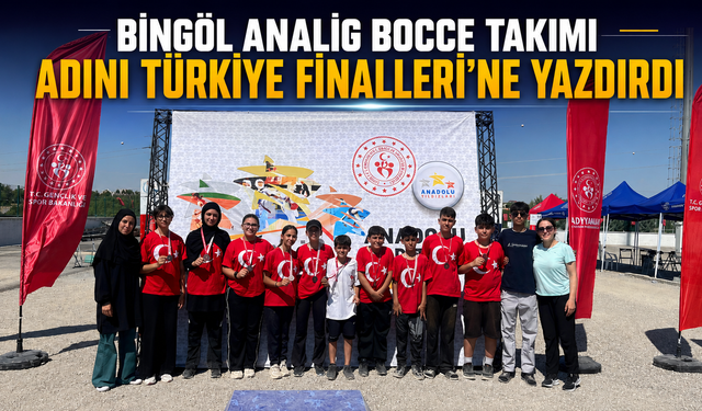 Bingöl ANALİG Bocce Takımı Adını Türkiye Finalleri’ne Yazdırdı