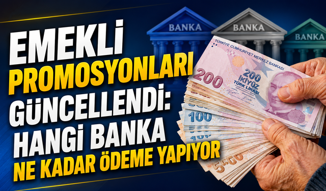 Emekli Promosyonları Güncellendi: Hangi Banka Ne Kadar Ödeme Yapıyor