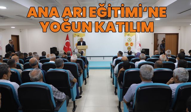 Bingöl'de Ana Arı Eğitimine Yoğun İlgi