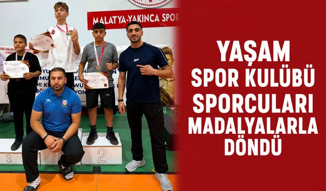 Yaşam Spor Kulübü Sporcuları Madalyalarla Döndü