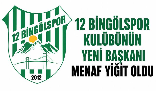 12 Bingölspor Kulübünün Yeni Başkanı Belli Oldu