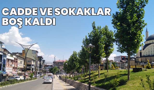 Bingöl'de Termometreler 37 Dereceyi Gösterdi: Cadde ve Sokaklar Boş Kaldı!
