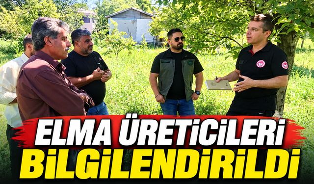 Bingöl'deki Elma Üreticilerine Bilgilendirme