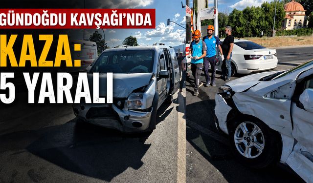 Düzağaç Kavşağı'nda Kaza: 5 Yaralı