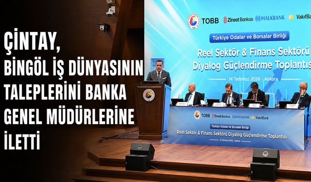 Çintay, Bingöl İş Dünyasının Taleplerini Banka Genel Müdürlerine İletti