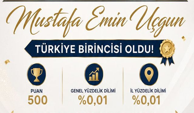 Bingöl'ün LGS'deki Gururu: Türkiye Birincisi Oldu!