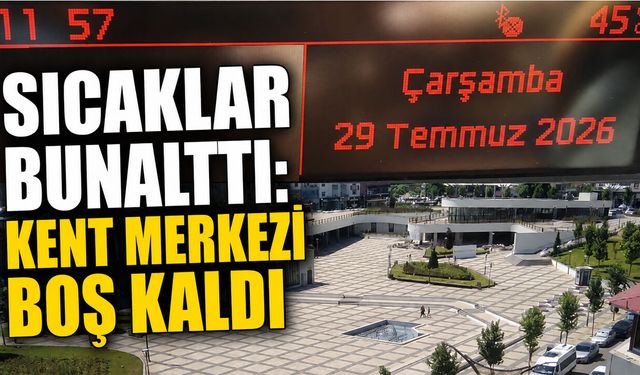 Bingöl’de Sıcaklar Bunaltıcı Düzeye Ulaştı: Cadde-Sokaklar Boş Kaldı!