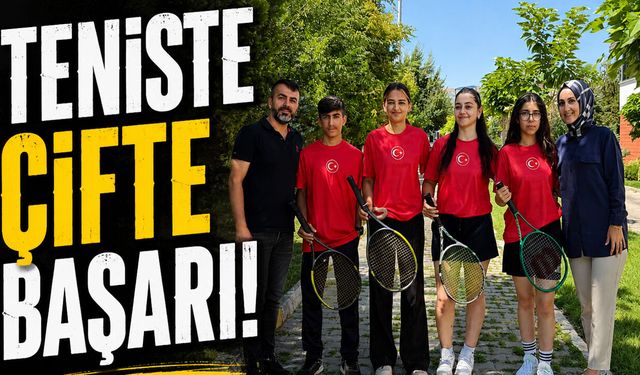 Teniste Çifte Başarı: Kızlar ve Erkeklerde ‘Grup Üçüncülüğü’!