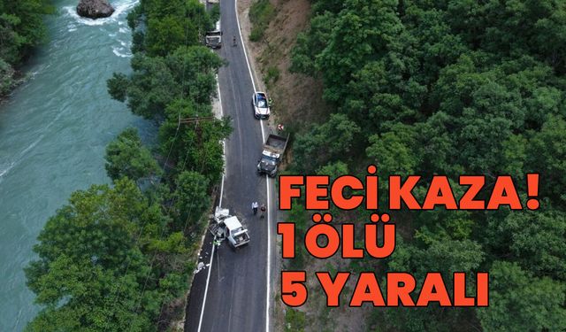 Tunceli'de Feci Kaza: 1 Ölü, 5 Yaralı