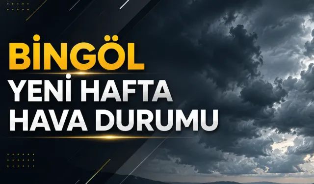 Bingöl Hafta İçi Hava Durumu Raporu!
