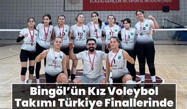 Bingöl’ün Kız Voleybol Takımı Türkiye Finallerinde