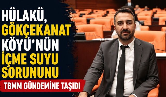 Hülakü, Gökçekanat Köyü'nün İçme Suyu Sorununu TBMM Gündemine Taşıdı