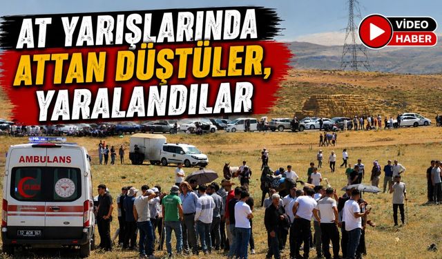 At Yarışlarında Attan Düştüler, Yaralandılar!