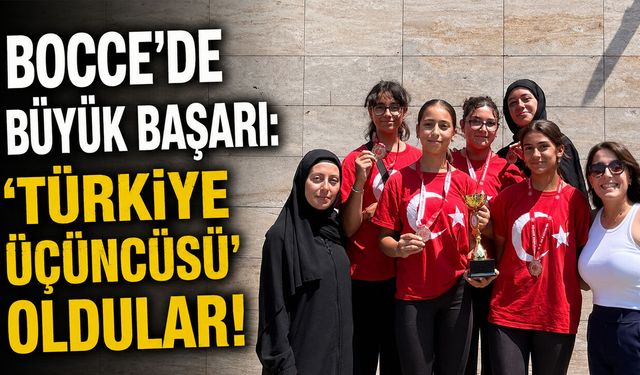 Bocce'de Bingöl Kız Takımının Büyük Başarısı: 'Türkiye Üçüncüsü' Oldular
