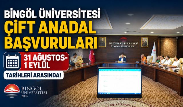Bingöl Üniversitesi'nde Çift Anadal Programlarına Büyük Rağbet!