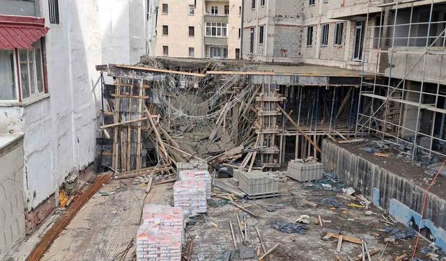 İnşaat Tablası Çöktü: 2 İşçi Yaralandı