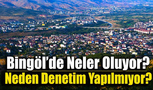 Bingöl’de Neler Oluyor? Neden Denetim Yapılmıyor?
