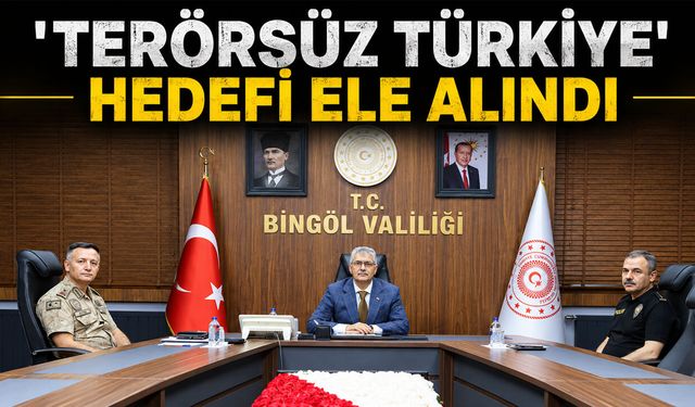 Bingöl Valisi Çelik 'Terörsüz Türkiye' VKS Toplantısı'na Katıldı