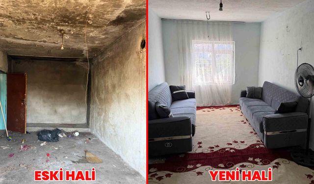 Belediye'den Örnek Çalışma: Yalnız Yaşayan Vatandaşın Evinde Tadilat