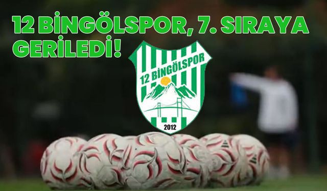 12 Bingölspor, 7. Sıraya Geriledi!