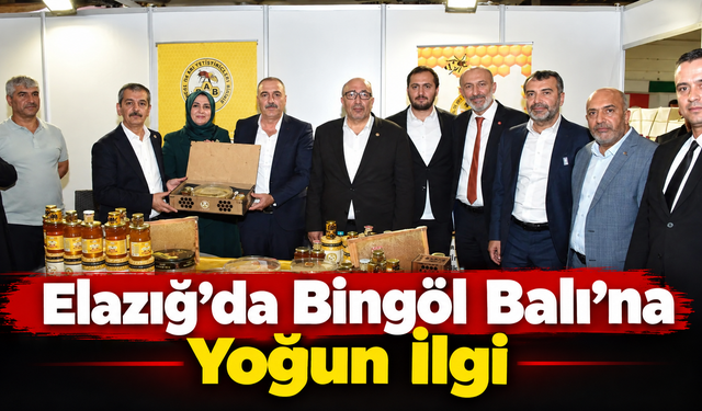 Elazığ’da Bingöl Balı’na Yoğun İlgi