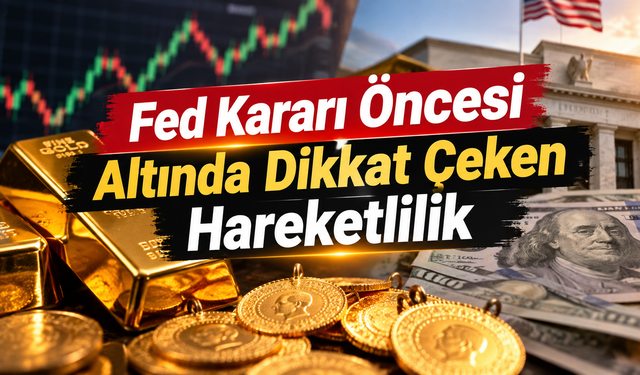 Fed Kararı Öncesi Altında Dikkat Çeken Hareketlilik