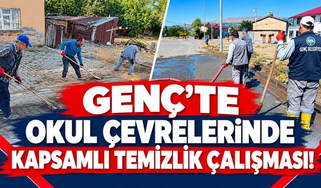 Bingöl’ün İlçesinde Kapsamlı Temizlik Çalışması!